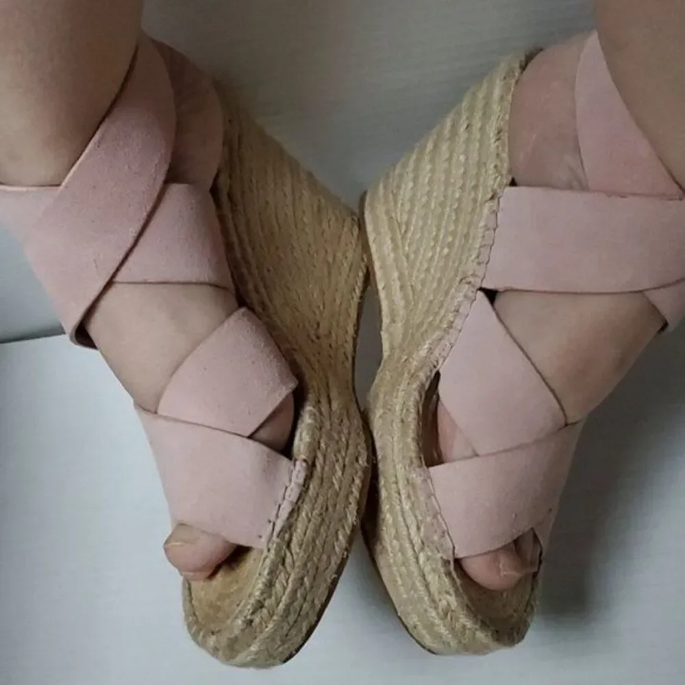 Kenneth Cole Espadrille Platform Wedges Sandals Heels New York Women's WOMAN 7.5